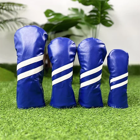 ゴルフ ヘッド カバー ウッドとドライバー用 Pu レザー ゴルフ ヘッドカバー