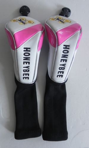 3つのヘッドカバーUSAゴルフクラブカバー