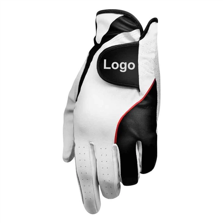Black White Cabretta Leather High Quality All Weather Golf Gloves A Class Golf Glove