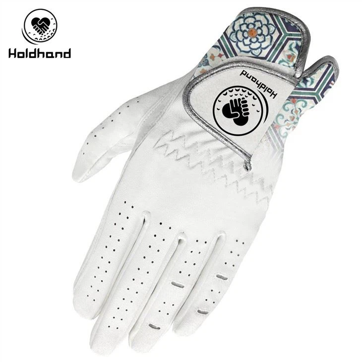 Colorful Printing Golf PU Leather Gloves Ladies Gloves Can Be Custom Golf Glove