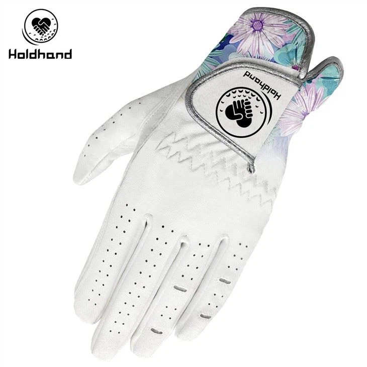 Hot Sales New Design Professional Custom Logo Left Hand Custom Made Leather Woman Golf Glove