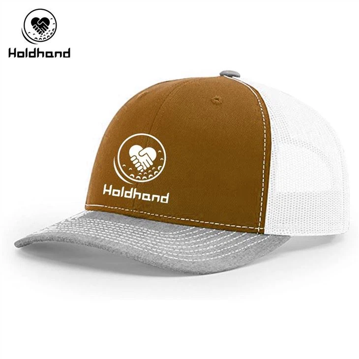Red Cotton Truck Hat Custom Logo Golf Hat Wholesale