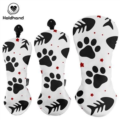 高く保証された PU の革ドライバーの木製のヘッド カバーの注文のロゴ OEM