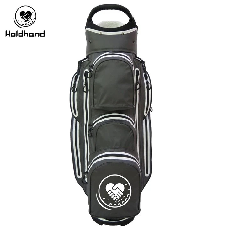 Golf Cart Bag With 14 Way Dividers Top Golf Tour Cart Bag